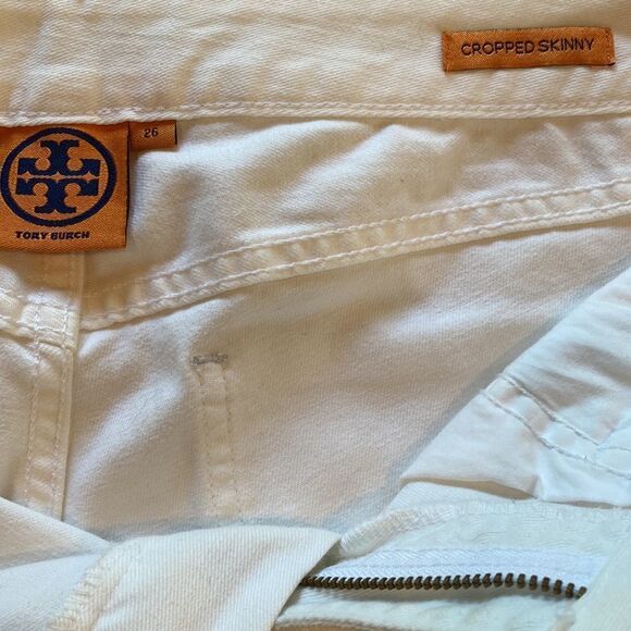 TORY BURCH WHITE JEANS - Picture 5 of 5